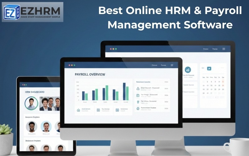 Online HRM and payroll management software for small businesses with automation features