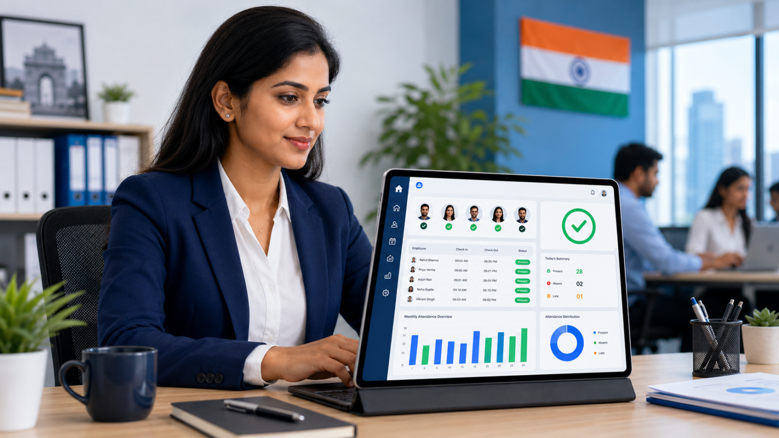 Best Attendance Software for Small Businesses in India (2026) - EZHRM